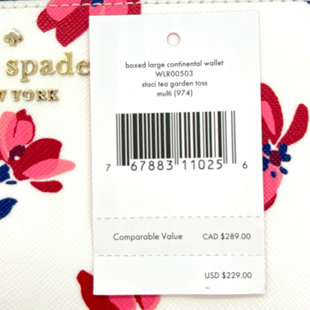 Kate Spade Boxed Large Continental Wallet - Picture 10 of 10